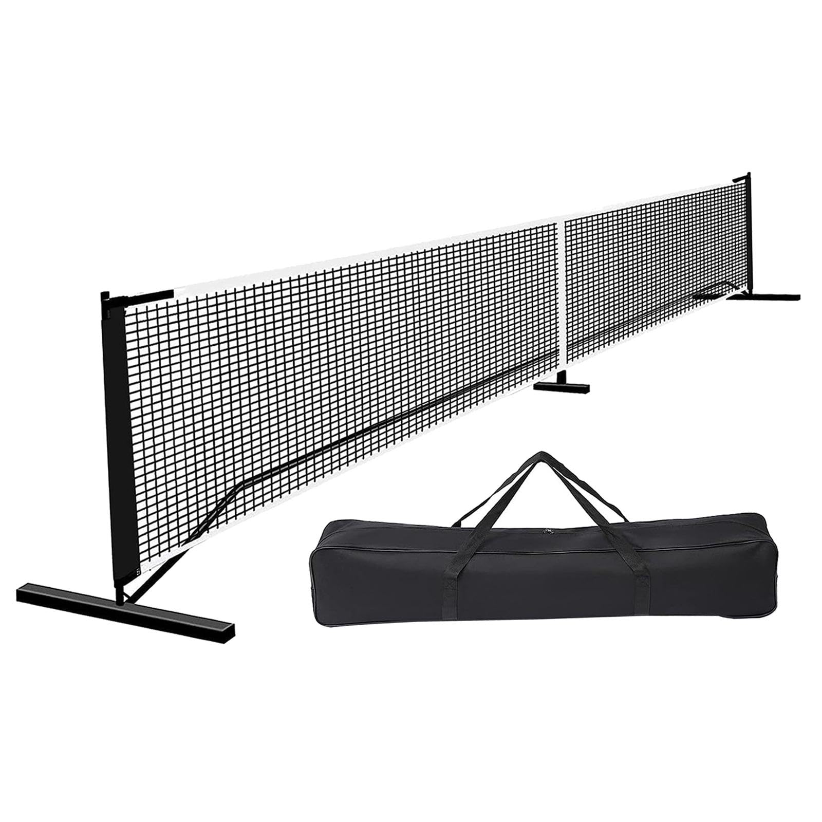 Amazon | ポータブルピックルボールネット テニスネット 取り外し可能